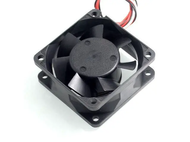 Alt view image 5 of 6 - Original 2410ML-04W-B79 6025 6CM 12V 0.58A three wire speed dual- ball bearing fan 60*60*24mm