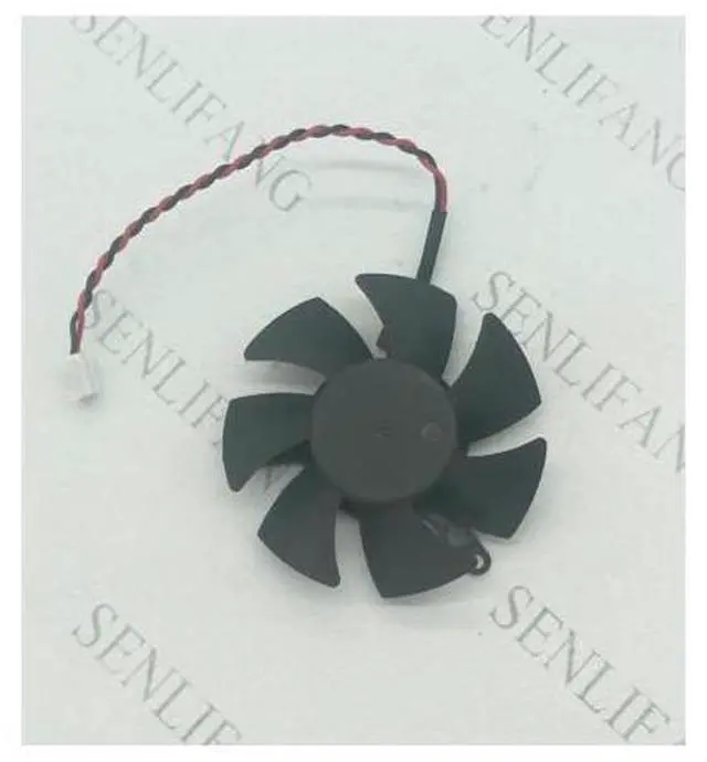 Alt view image 2 of 3 - For ARX FS1250-A1142A FS1250A1342A DC 12V 0.15A 2-wire Server Round Fan