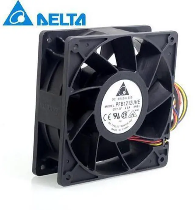 Main image of 1pcs 120*120*38mm PFB1212UHE 12V 4.8A 12038 4 wire double ball crush-fan violence