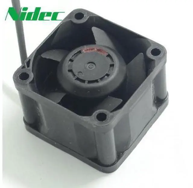Alt view image 2 of 2 - Nidec 4028 12V 0.73A 4CM winds of fan violence W40S12BS4A5-07 40*40*28mm