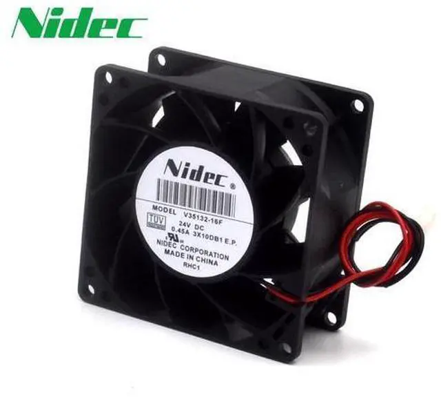 Alt view image 2 of 5 - Nidec V35132-16F 8038 24V 0.45A 8CM wind capacity fan drive