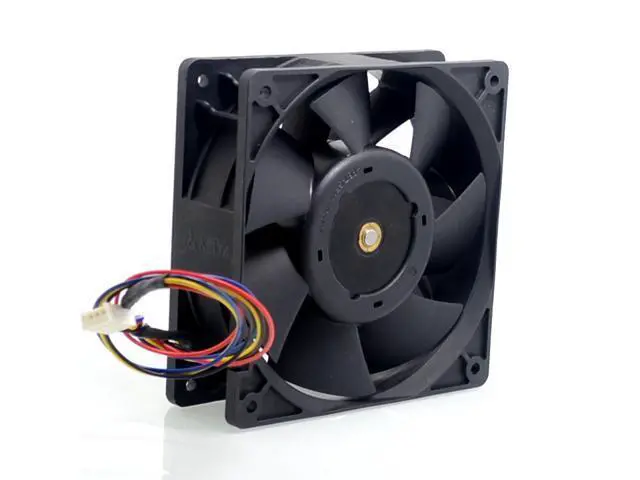 Alt view image 3 of 6 - 1pcs 120*120*38mm PFB1212UHE 12V 4.8A 12038 4 wire double ball crush-fan violence