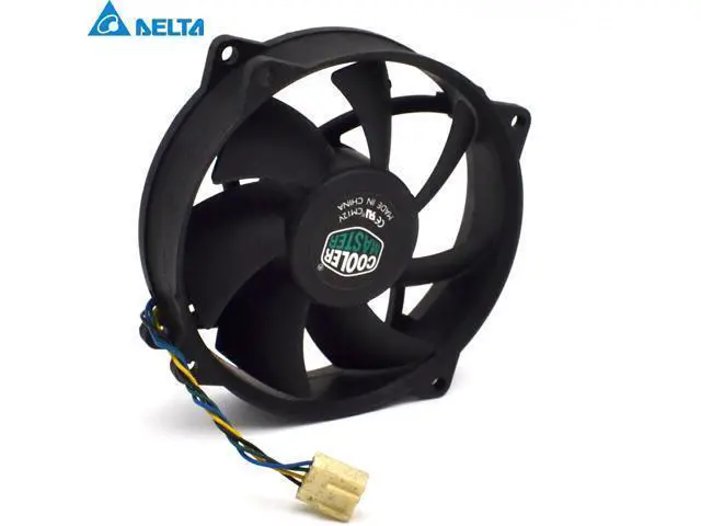 Alt view image 2 of 6 - 9025 9CM round fan 4 line ball AFB0912VH 12V 0.60A hole 7.2CM
