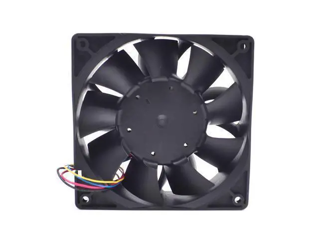 Alt view image 2 of 6 - 1pcs TFC1212DE 120mm DC 12V 3.9A 5200RPM 252CFM Bitcoin Miner Powerful Server Case AXIAL cooling