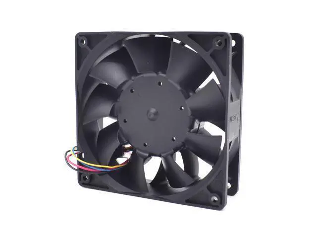 Alt view image 6 of 6 - 1pcs TFC1212DE 120mm DC 12V 3.9A 5200RPM 252CFM Bitcoin Miner Powerful Server Case AXIAL cooling