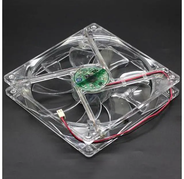 Main image of Global fan 14cm 14025 computer chassis power cooling fan 12V 0.5A 140mm transparent Purple LED cooler 2-Wire 2-pin S1402512HH
