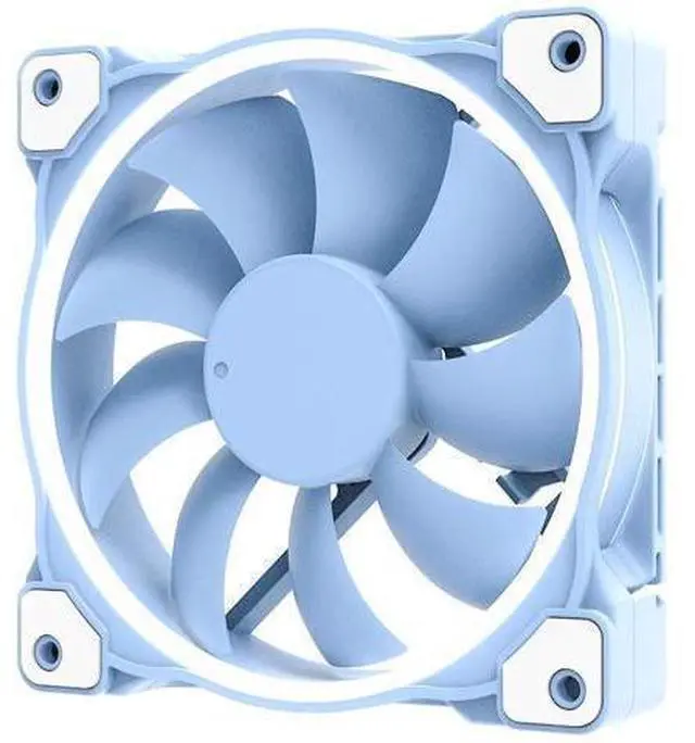 Main image of NEW ID-COOLING ZF-12025 Pastel 120mm Case Fan White LED PWM Fan for PC Case/CPU Cooler (Baby Blue)