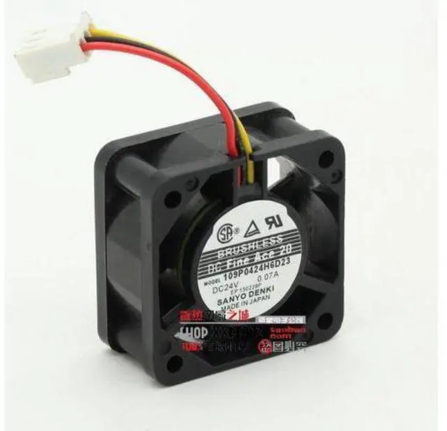 Main image of For Sanyo 109P0424H6D23 40mm 4cm DC24V 0.07A 40 * 40 * 20mm server axial fans drive