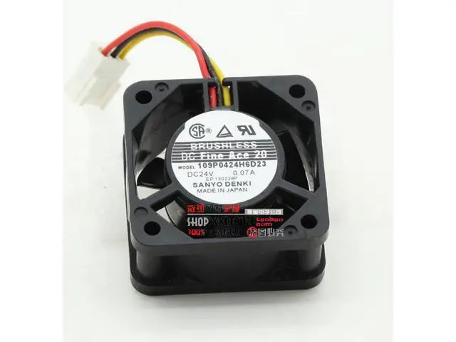 Alt view image 2 of 6 - For Sanyo 109P0424H6D23 40mm 4cm DC24V 0.07A 40 * 40 * 20mm server axial fans drive