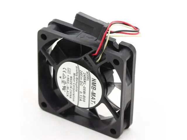 Alt view image 3 of 3 - Fanuc fan NMB-MAT 2406KL-05W-B59 6015 6cm 18.3CFM 24V 0.13A cooling A90L-0001-0511cooling fan case cooler