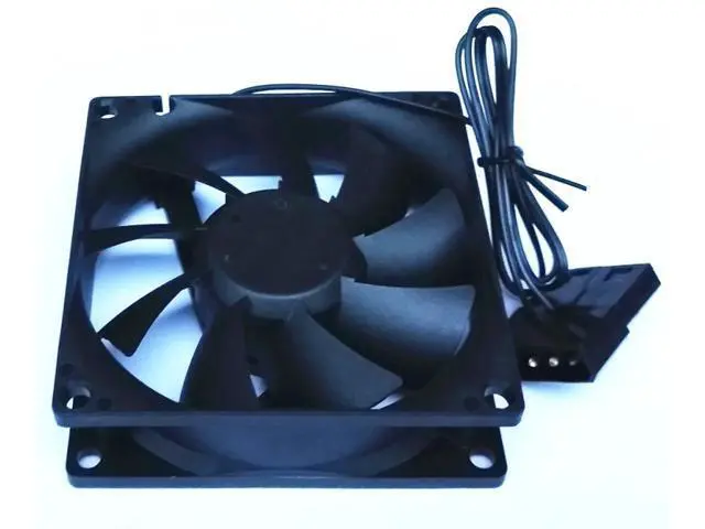 Alt view image 2 of 4 - NEW Antech 8cm 8025 chassis power fan 2-wire hydraulic Molex 4D 12V 0.07A cooling fan