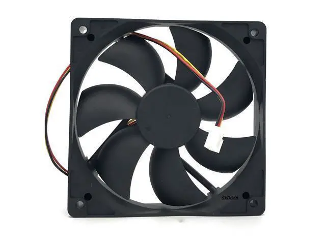 Alt view image 2 of 3 - Young Lin 12025 12CM 12V 3.4W DC chassis cooling fan DFS122512H 3-wire Mute fan