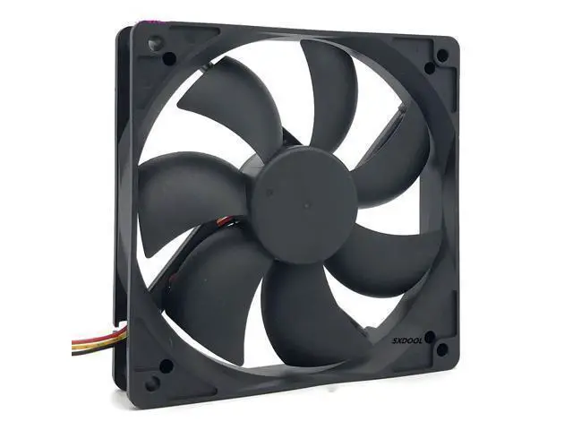 Alt view image 3 of 3 - Young Lin 12025 12CM 12V 3.4W DC chassis cooling fan DFS122512H 3-wire Mute fan