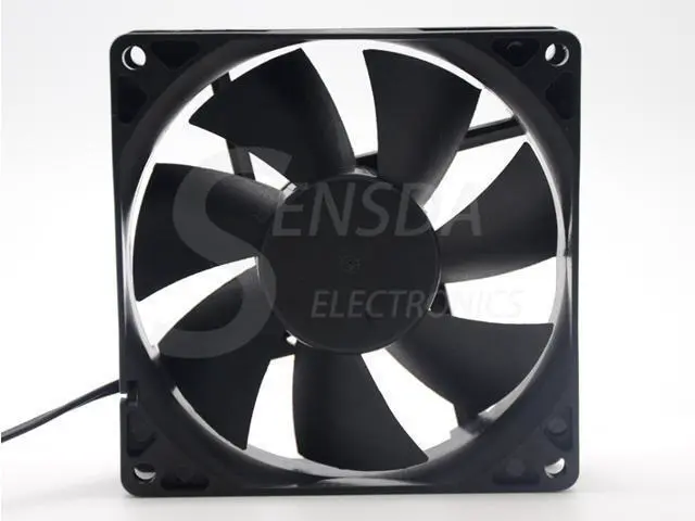Alt view image 4 of 6 - ec centrifugal fan motor 92*92*25 mm 92mm 9.2cm double voltage 115V 230V axial 6W 2800RPM 55.2CFM high speed case cooling fan