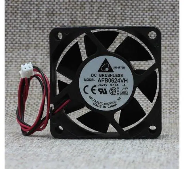 Main image of Delta 6CM 6 cm 6025 24V AFB0624VH 0.17A inverter fan cooling fan 2-Wire 2-pin 5500rpm