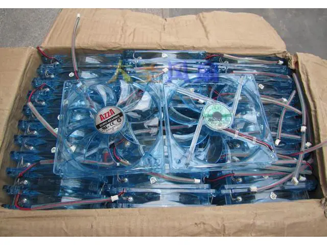 Alt view image 4 of 4 - For AZZA RL4B S1402512HH 14CM power supply fan 140mm blue light chassis fan