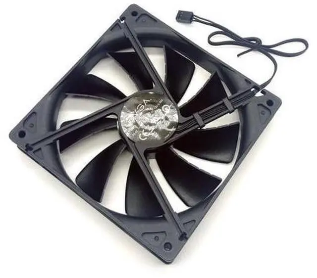 Alt view image 5 of 5 - EVGA PSU cooling fan 140mm RL4Z T1402512M-3M 140X25mm DC 12V 0.30A (0.18A) 1200RPM silent high air flow 3-pin power supply