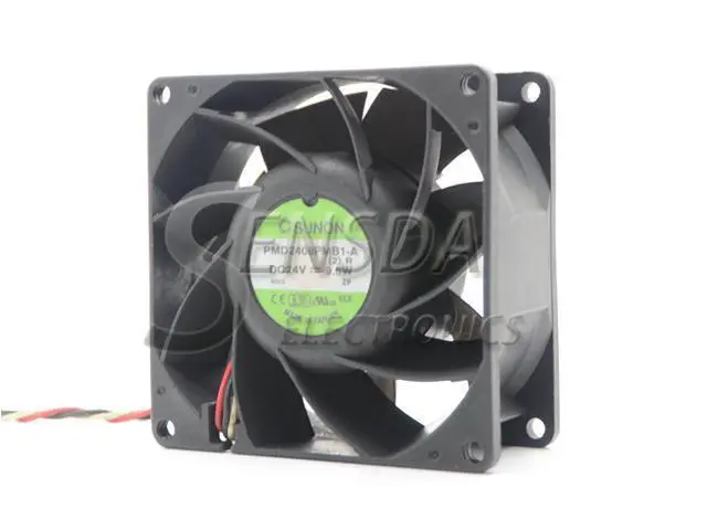 Alt view image 6 of 7 - SUNON PMD2408PMB1-A 8038 80*80*38mm 80mm 8cm DC 24V 9.6W case industrial cooling fan case cooler