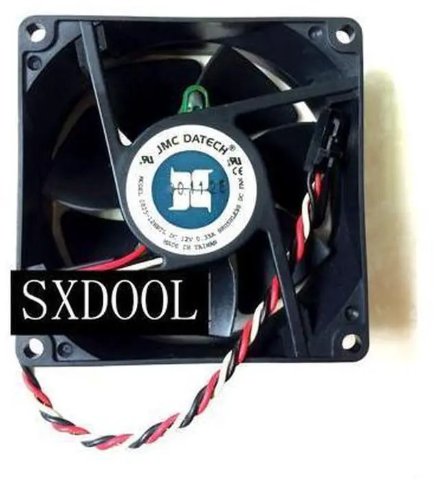 Main image of New original JMC DATECH 0825-12HBTL 12V 0.35A 8CM 8025 3-wire 3-pin Temperature Control Cooling Fan