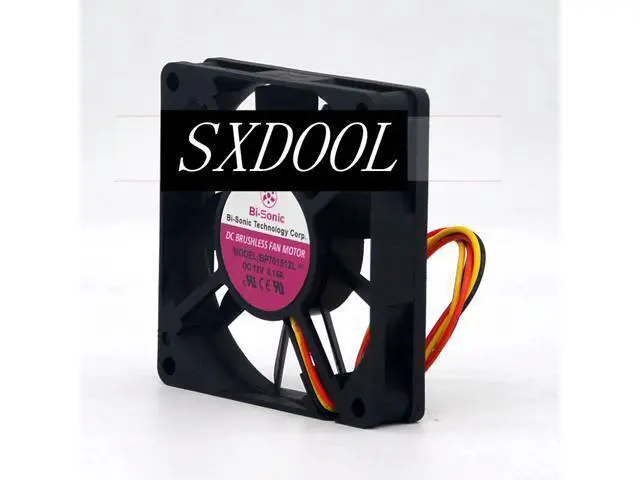 Alt view image 5 of 5 - New original BI-SONIC BP701512L 12V 0.15A 7CM 7015 3-Wire Cooling Fan