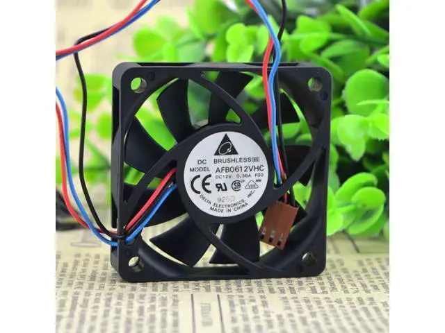 Alt view image 2 of 4 - Delta AFB0612VHC Original DC 12V 0.36A 6CM 6013 60*60*13MM dual ball bearing cooling fan