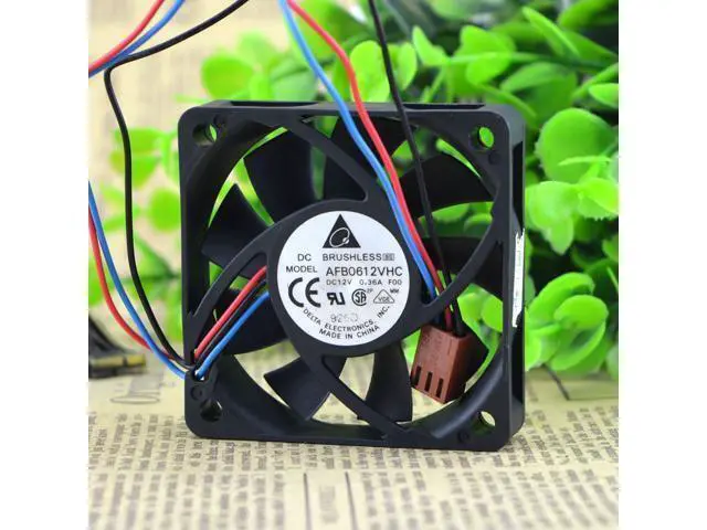 Alt view image 3 of 4 - Delta AFB0612VHC Original DC 12V 0.36A 6CM 6013 60*60*13MM dual ball bearing cooling fan