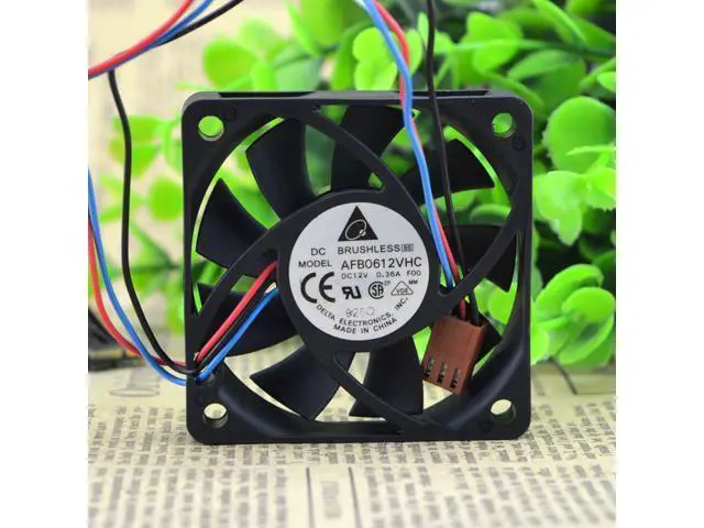 Alt view image 4 of 4 - Delta AFB0612VHC Original DC 12V 0.36A 6CM 6013 60*60*13MM dual ball bearing cooling fan