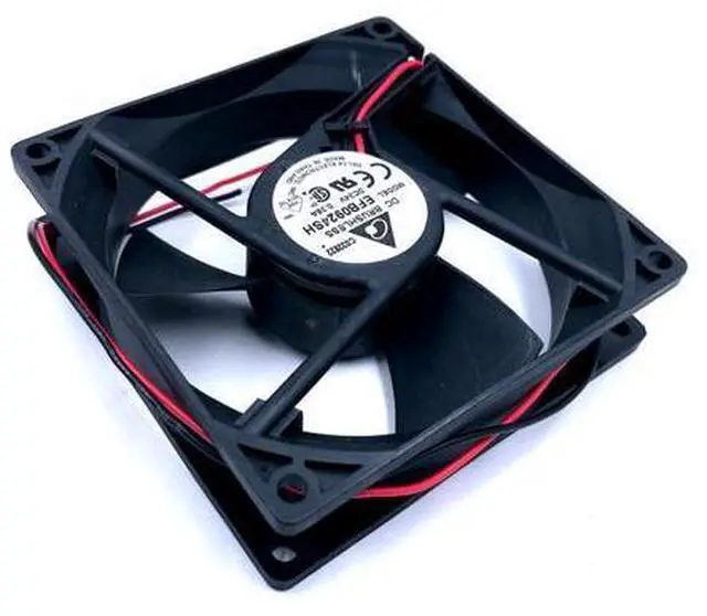 Alt view image 4 of 4 - NEW For delta EFB0924SH DC 24V 0.38A 9CM 9025 9225 92*92*25MM frequency axial cooling fan