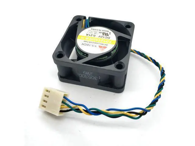 Alt view image 3 of 4 - Y.S TECH FD124020EB-H 40*40*20MM 4020 DC12v 0.21A 4-wire PWM cooling fan