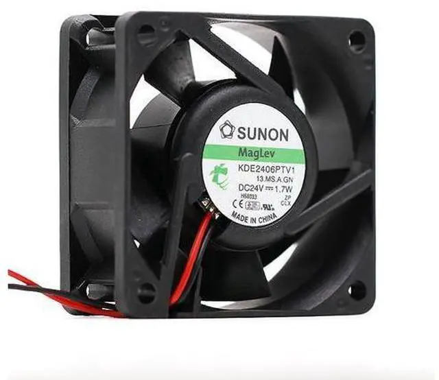 Alt view image 4 of 6 - Sunon KDE2406PTV1.MS.A.GN 60*60*25 mm DC 24V 0.079A 1.9W server inverter cooling fan