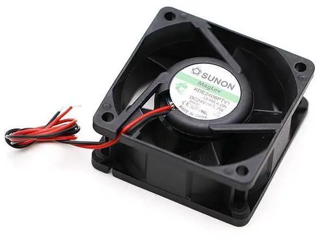 Alt view image 5 of 6 - Sunon KDE2406PTV1.MS.A.GN 60*60*25 mm DC 24V 0.079A 1.9W server inverter cooling fan