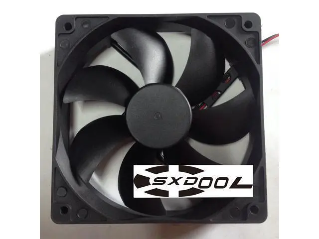 Alt view image 2 of 3 - Young Lin 12025 12CM 12V 3.4W DC chassis cooling fan DFS122512H Mute cooler 2-wire 2-pin