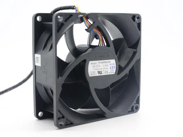 Main image of New FOXCOON PVA092K12N 92*92*38mm 9238 9038 DC 12V 1.50A 106CFM strong air flow axial cooling fan