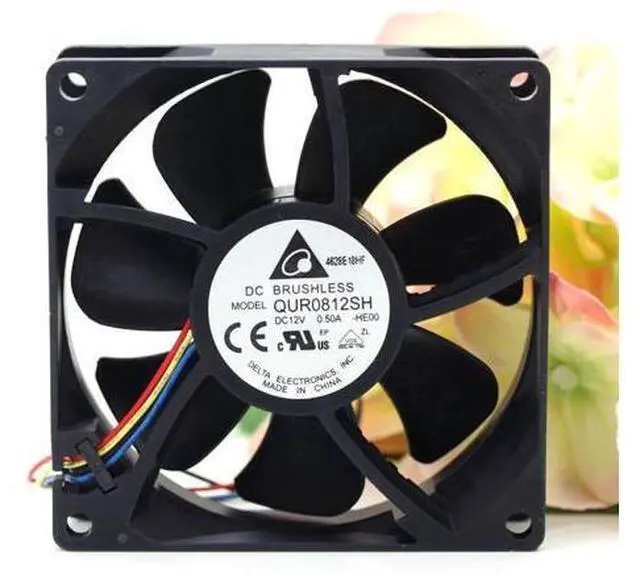 Main image of NEW original 8CM QUR0812SH 8025 12V 0.5A PWM fan speed control speed cooler