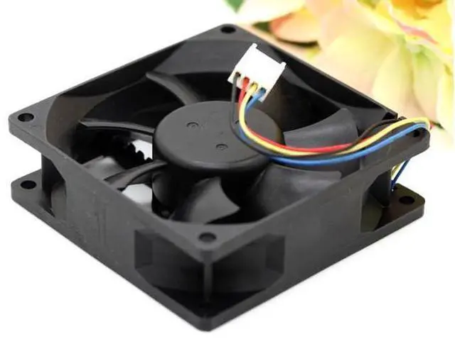 Alt view image 4 of 5 - NEW original 8CM QUR0812SH 8025 12V 0.5A PWM fan speed control speed cooler