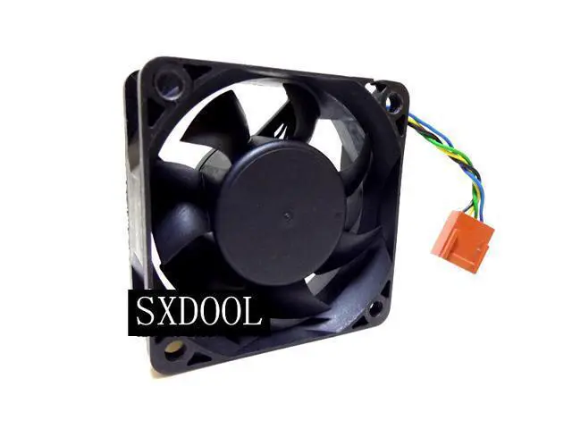Alt view image 2 of 3 - New original Foxconn PVA060G12H 12V 0.35A 6CM 6025 4-wire 4-pin cabinet power supply equipment Square cooling fan