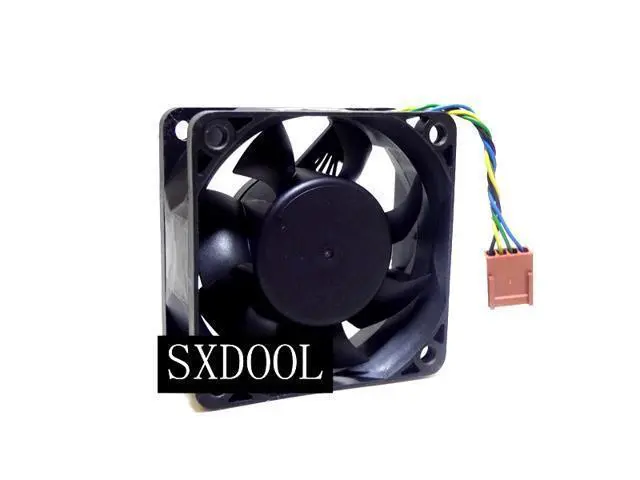 Alt view image 3 of 3 - New original Foxconn PVA060G12H 12V 0.35A 6CM 6025 4-wire 4-pin cabinet power supply equipment Square cooling fan