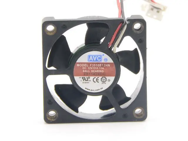 Alt view image 2 of 5 - Original AVC 3510 F3510B12HN 35mm 3.5cm 35*10mm DC 12V 0.15A 3 -line CPU Quiet Fan