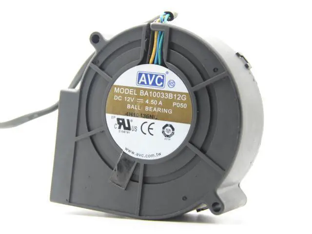 Alt view image 6 of 6 - Original AVC BA10033B12G P050 9733 DC 12V 4.5A super violent Blower air dryer exhaust fan