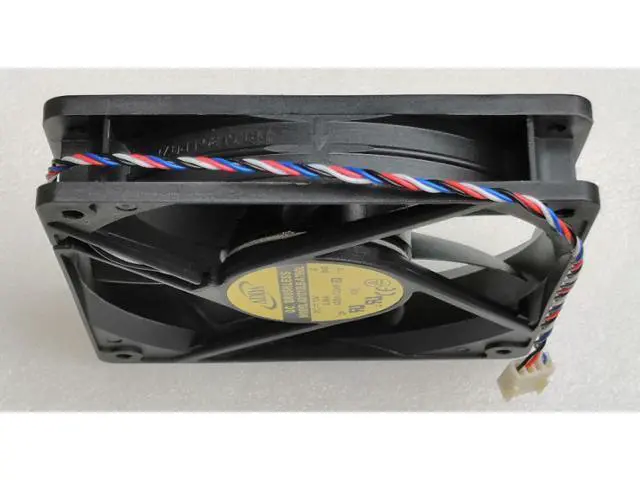 Alt view image 3 of 5 - New ADDA 12025 12CM fan double ball 4-wire temperature control AD1212LB-A7BGL 0.24A