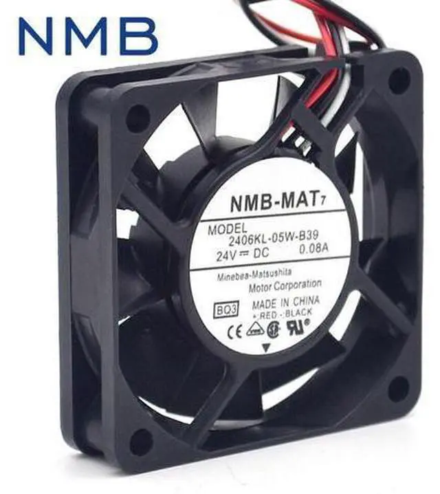 Main image of NMB 2406KL-05W-B39 24V 0.08A 6CM 6015 Fan 3-wire
