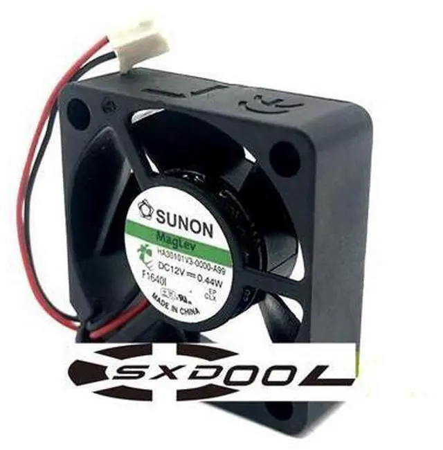 Alt view image 2 of 4 - Original SUNON HA30101V3-0000-A99 3CM 3010 12V 0.44W silent magnetic levitation fan 2-wire 2-pin