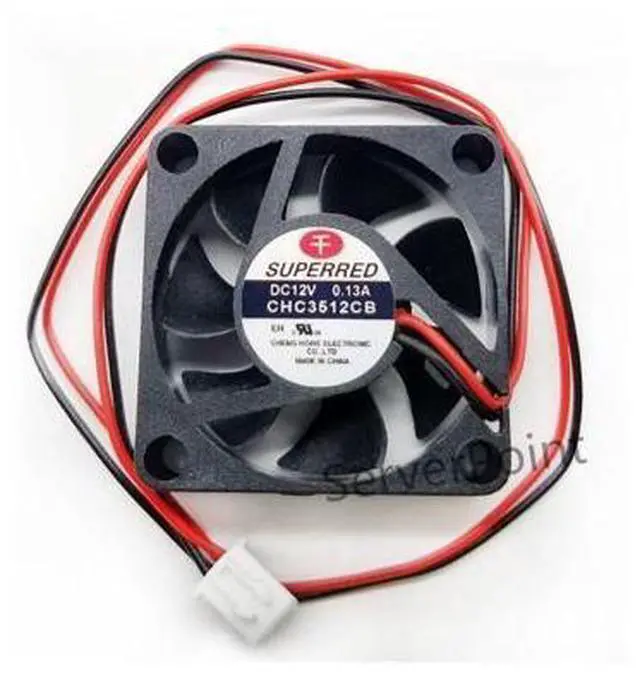 Main image of original NEW CHC3512CB DC 12V 0.13A 35x35x10mm 2-Wire Fan