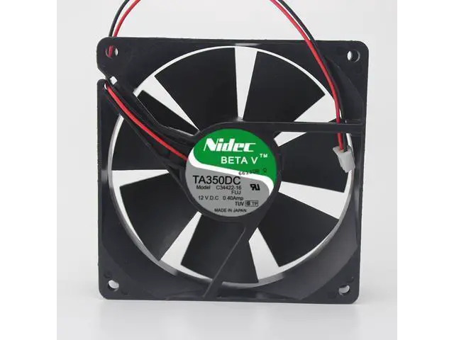 Alt view image 2 of 3 - TA350DC C34422-16 12V 0.4A 9025 9CM inverter fan