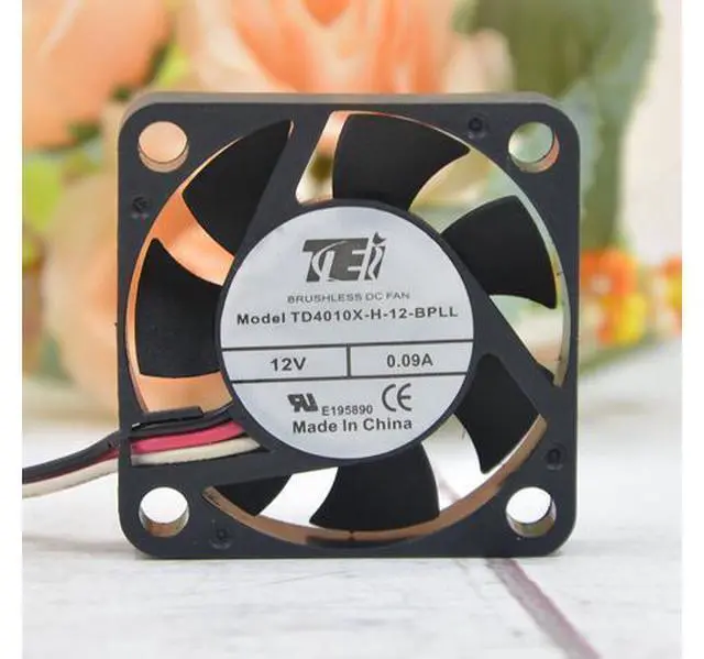 Main image of Original TEI TD4010X-H-12-BPLL 4cm 4010 12V 0.09A VCR silent fan