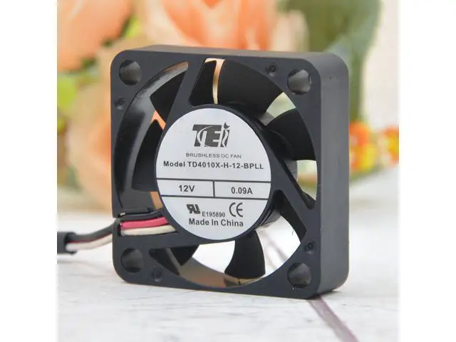 Alt view image 2 of 6 - Original TEI TD4010X-H-12-BPLL 4cm 4010 12V 0.09A VCR silent fan