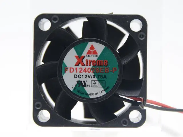 Alt view image 2 of 5 - Y.S.Tech FD124028EB-P 4028 40mm 4cm DC 12V 0.78A server inverter axial cooling fans cooler blower