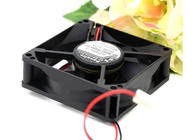 Alt view image 4 of 7 - Original panaflo FBA08A24H 8CM 8025 80*80*25 80X80X25 DC 24V 0.15A/0.26A tow sire lead 2510 plug powerful light case cooling fans