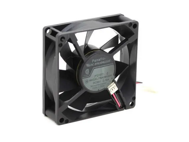 Alt view image 7 of 7 - Original panaflo FBA08A24H 8CM 8025 80*80*25 80X80X25 DC 24V 0.15A/0.26A tow sire lead 2510 plug powerful light case cooling fans