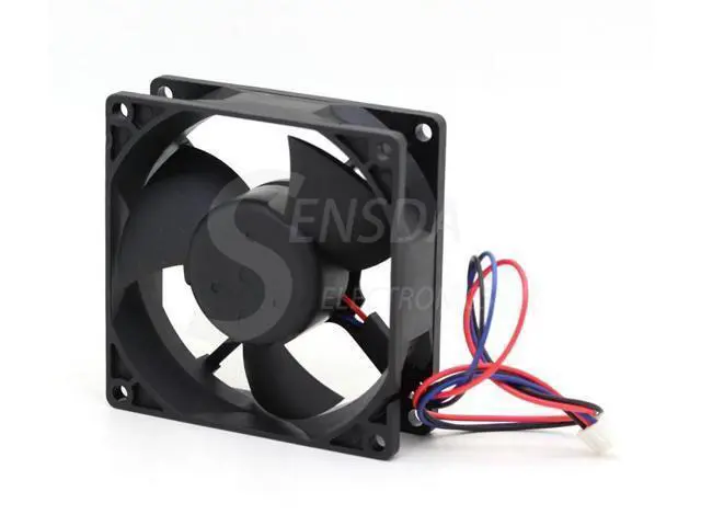 Alt view image 3 of 4 - Delta EFB0812EH -F00 FOO 8025 8CM 80MM DC 12V 0.42A 3-pin computer cpu case Server Inverter Cooling fans